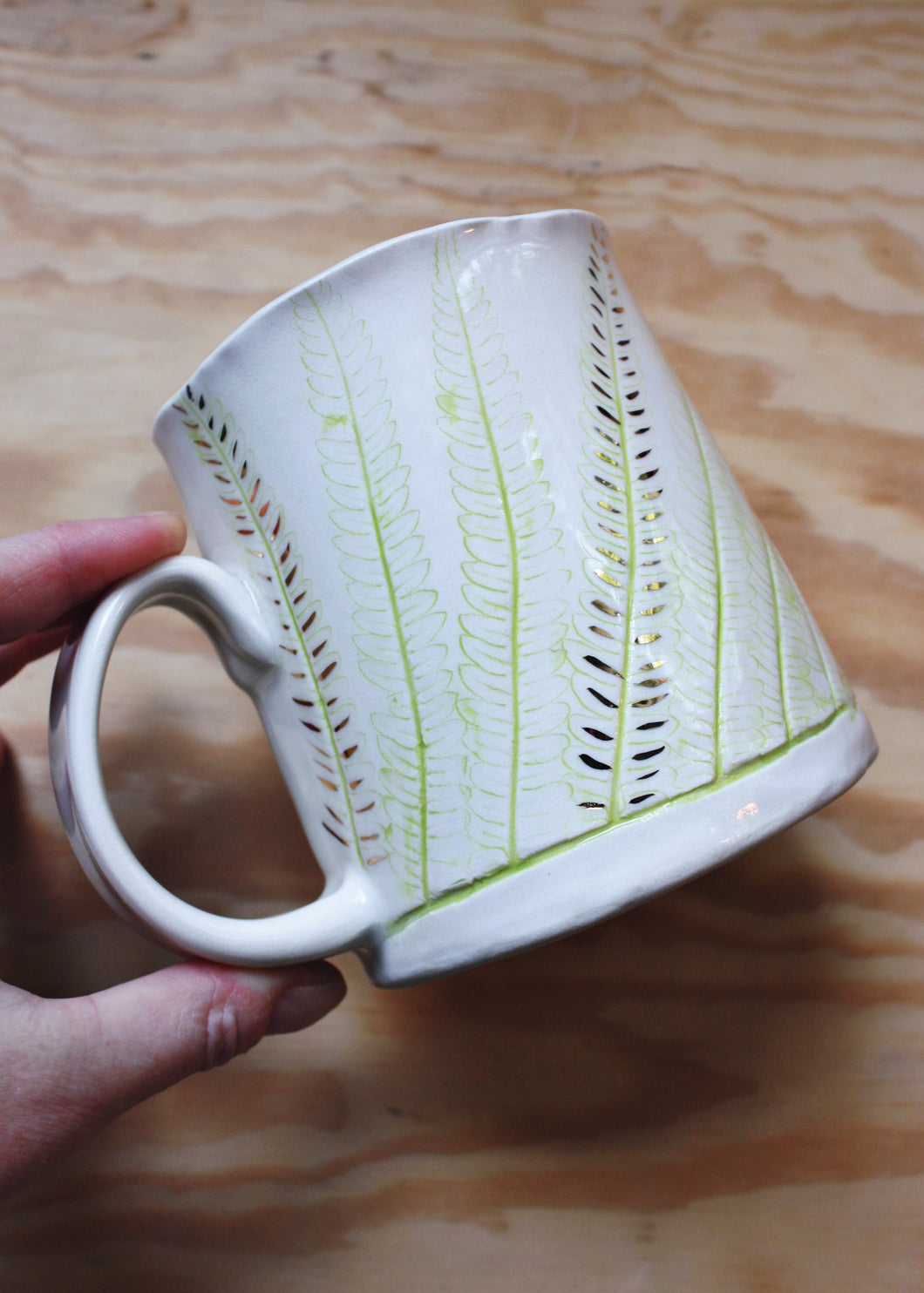 Spring Ferns Mug #2