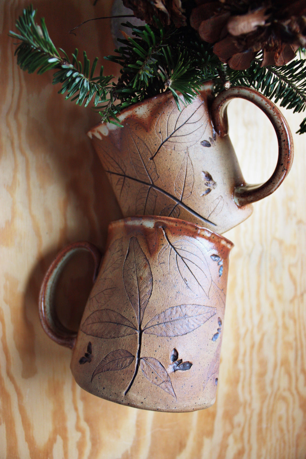 Natural Fall Leaves Mug