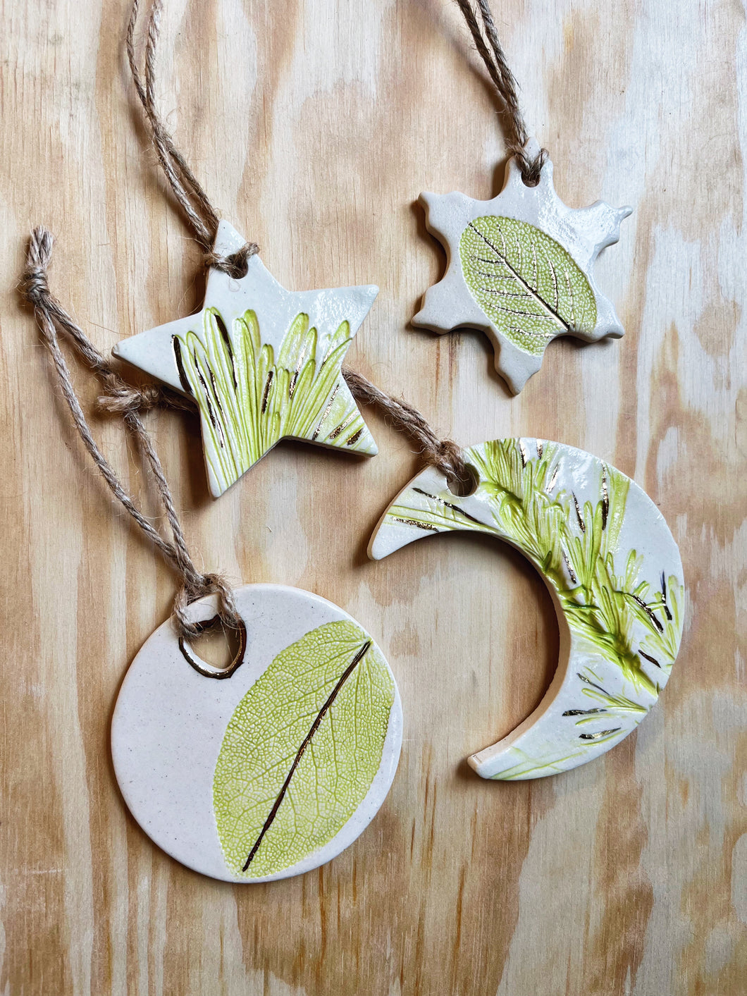 Chartreuse Botanical Ornament