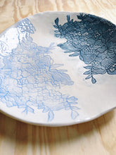 Load image into Gallery viewer, Navy &amp; Baby Blue Lace Dish
