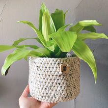 Load image into Gallery viewer, Crocheted Plant Basket
