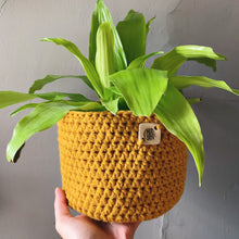 Load image into Gallery viewer, Crocheted Plant Basket
